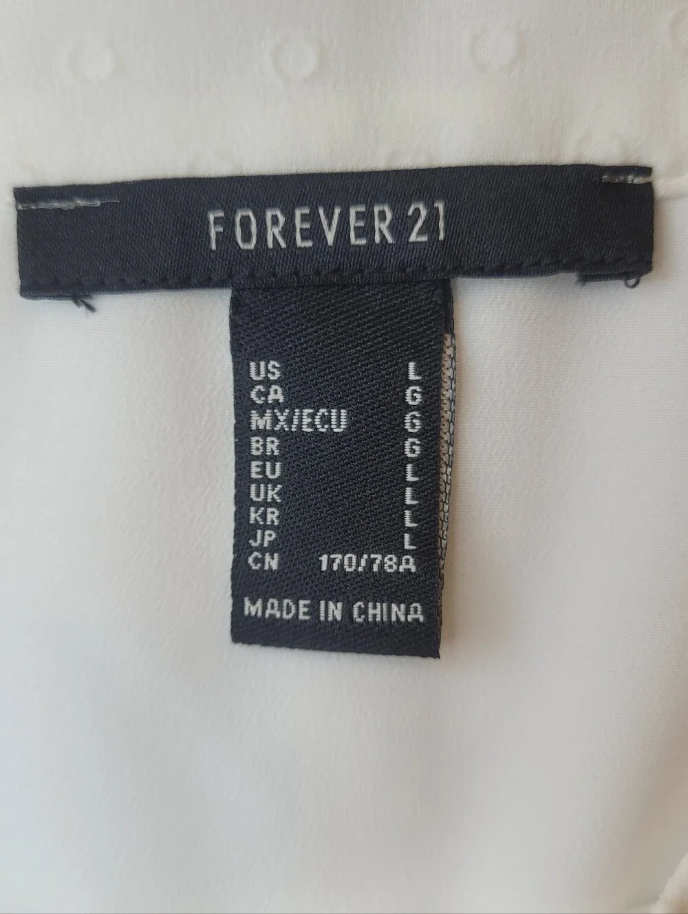 Forever 21 Swiss Dot Asymmetrical Ruffle Mini Skirt Ivory Size L